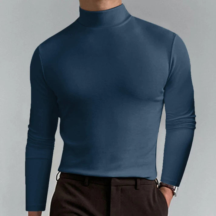 Vittorio – Camiseta elegante de cuello alto.